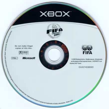 FIFA Football 2003 - Xbox spill