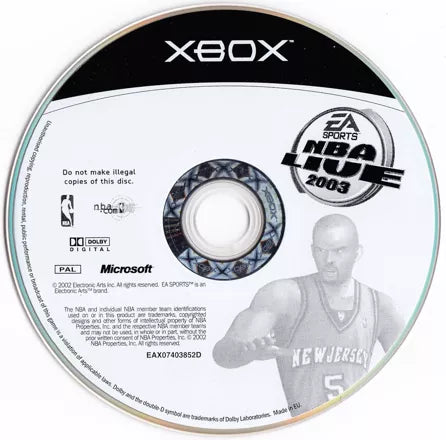 NBA Live 2003 - Xbox spill