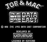 Joe & Mac: Caveman Ninja  - Gameboy spill - Retrospillkongen
