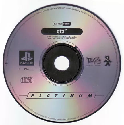 Grand Theft Auto - PS1 spill - Retrospillkongen