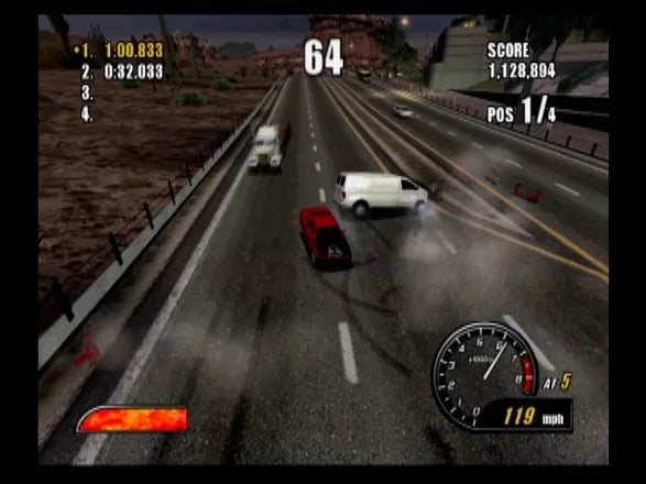 Burnout 2: Point of Impact - PS2 spill - Retrospillkongen