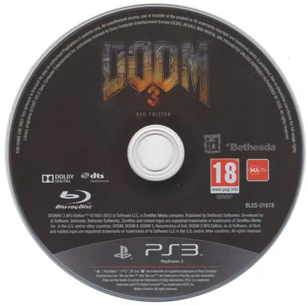 Doom 3: BFG Edition - PS3 spill