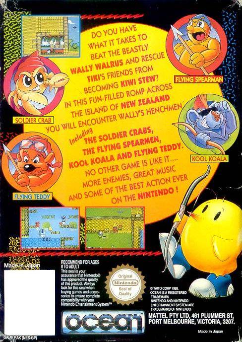The New Zealand Story - NES spill - Retrospillkongen