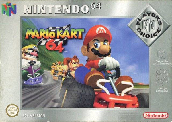 Mario Kart 64 Players Choice - Nintendo 64 spill Komplett i Eske - Retrospillkongen