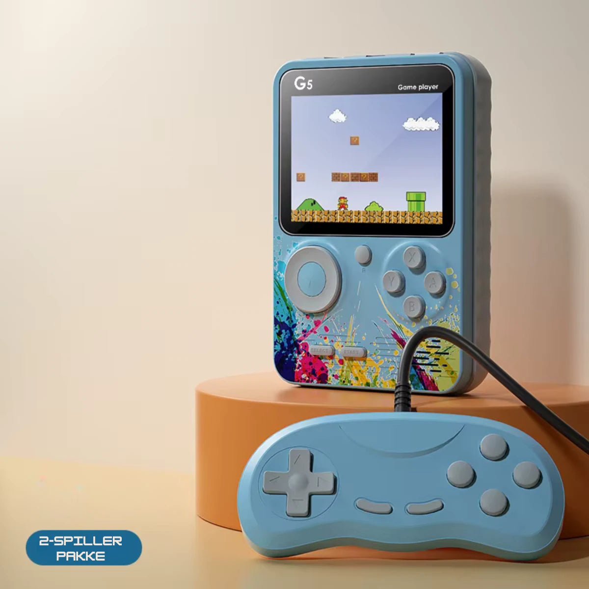 G5 Retro Game Box, med 500+ spill - Retrospillkongen