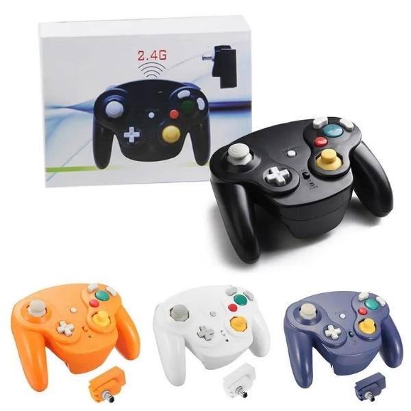Trådløs Gamepad Kontroller for Nintendo GameCube (GC) - Retrospillkongen
