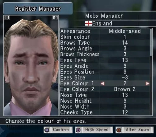 Pro Evolution Soccer Management - PS2 spill