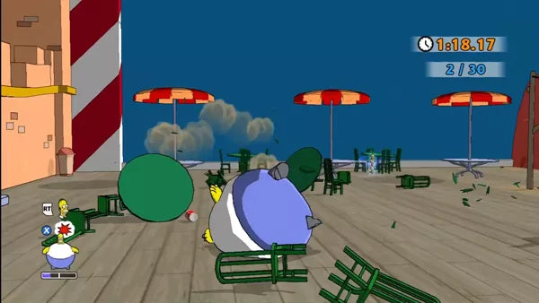 The Simpsons Game - Xbox 360 spill - Retrospillkongen
