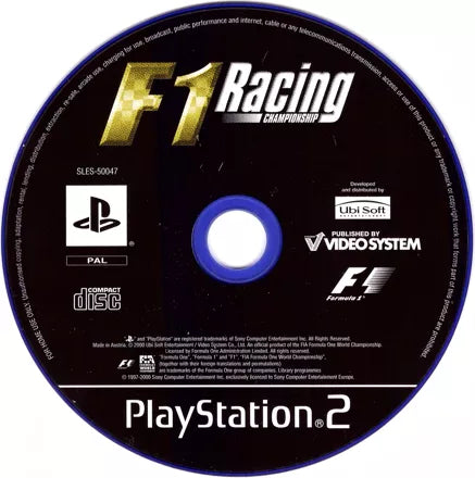 F1 Racing Championship - PS2 spill - Retrospillkongen