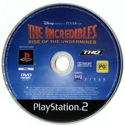 The Incredibles: Rise of the Underminer - PS2 spill - Retrospillkongen