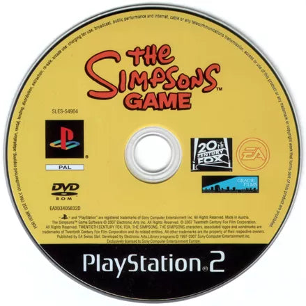 The Simpsons Game - PS2 Spill