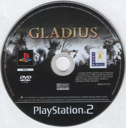 Gladius - PS2 spill - Retrospillkongen