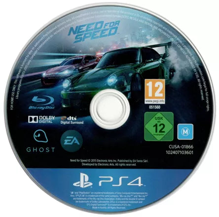Need for Speed - PS4 spill
