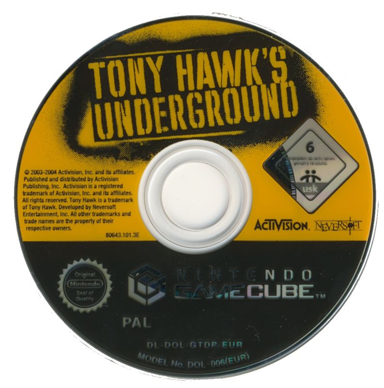 Tony Hawk's Underground - Gamecube spill