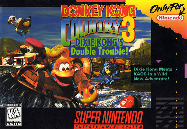 Donkey Kong Country 3 Dixie Kongs Double Trouble! - SNES spill (USA) - Retrospillkongen