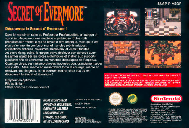 Secret of Evermore - SNES spill