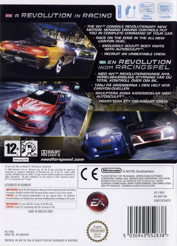 Need for Speed: Carbon - Wii spill - Retrospillkongen