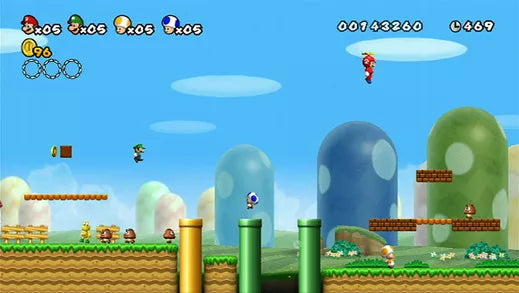 New Super Mario Bros. Wii - Wii spill - Retrospillkongen