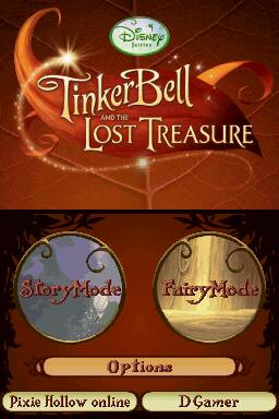 TinkerBell And The Lost Treasure - Nintendo DS spill