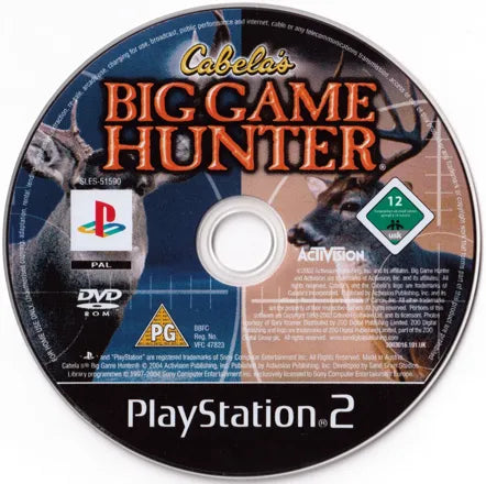 Cabela's Big Game Hunter - PS2 Spill - Retrospillkongen