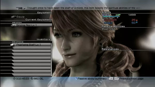 Final Fantasy XIII - Xbox 360 spill