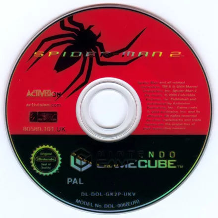 Spider-Man 2 - Gamecube spill