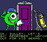 Monsters, Inc. - GameBoy Color spill - Retrospillkongen