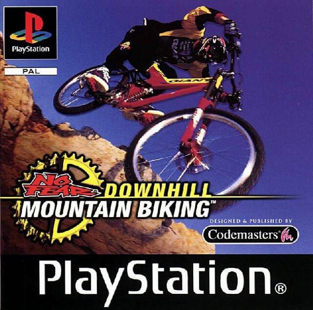 No Fear Downhill Mountain Biking - PS1 spill - Retrospillkongen