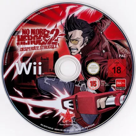 No More Heroes 2 Desperate Struggle - Wii Spill - Retrospillkongen