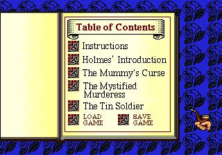 Sherlock Holmes: Consulting Detective - SEGA Mega-CD spill - Retrospillkongen