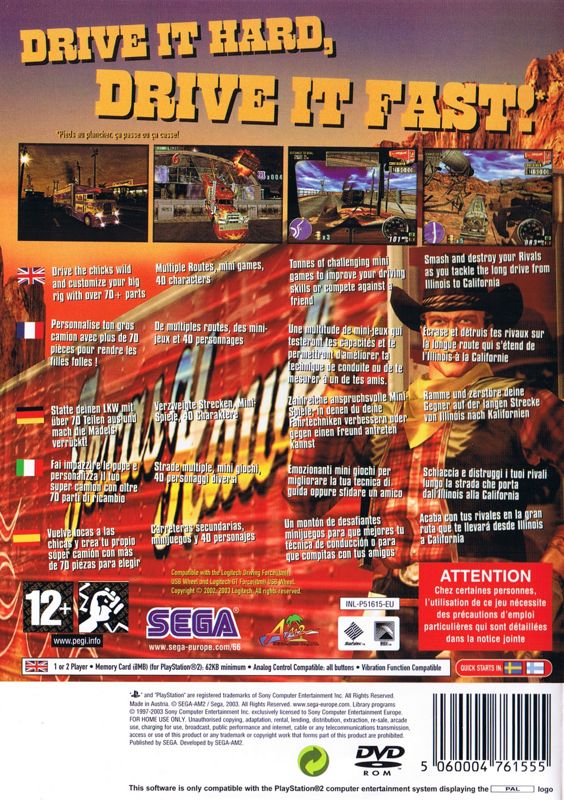 The King of Route 66 Sony Playstation 2 (Ps2) Pal-euro Occasion The King of Route 66 Sony Playstation 2 (Ps2) Pal-euro Occasion