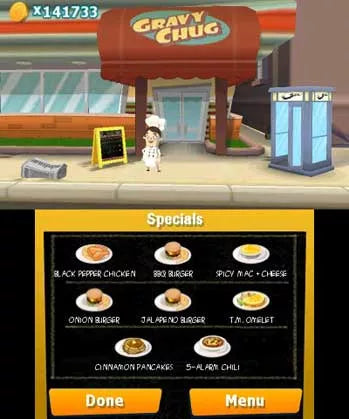 Order Up!! - Nintendo 3DS spill - Retrospillkongen