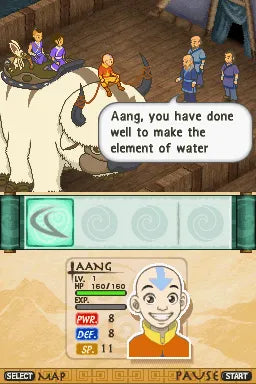 Avatar: The Last Airbender - The Burning Earth - Nintendo DS spill - Retrospillkongen