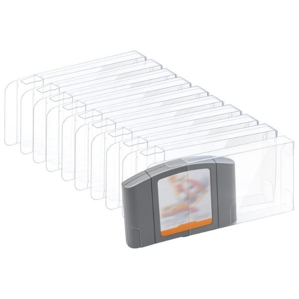 Nintendo 64 Hard Plastikk Retro Box Protector - Spill Kassett Beskyttelse for N64 - Retrospillkongen