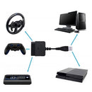 PS1/PS2 kontroller til USB adapter for PS3 og PC - Retrospillkongen