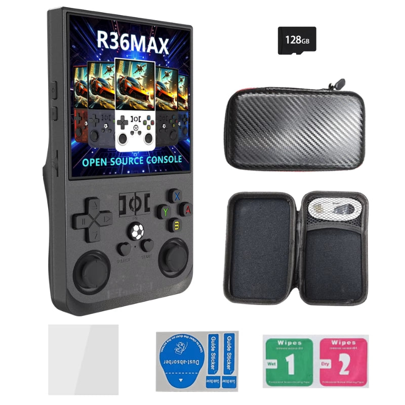 R36MAX Retro Konsoll, 128GB - 20.000+ spill installert