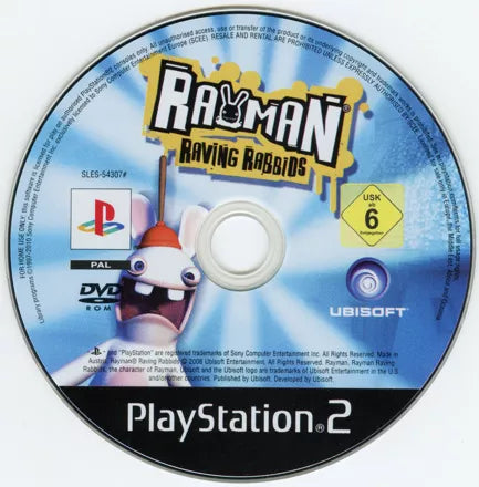 Rayman: Raving Rabbids - PS2 spill - Retrospillkongen