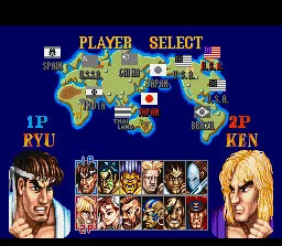 Street Fighter II Turbo - SNES spill