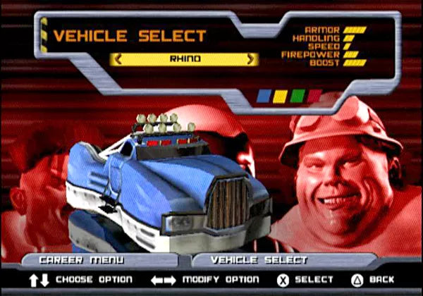 Motorsiege: Warriors of Primetime - PS2 Spill - Retrospillkongen