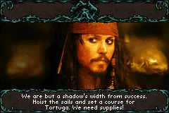 Pirates of the Caribbean: Dead Man's Chest - GBA Spill