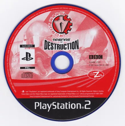 Robot Wars: Arenas of Destruction - PS2 Spill - Retrospillkongen