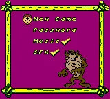 Looney Tunes •  Der tasmanische Teufel: Das verrückte Fressen - GameBoy Spill (Tysk)