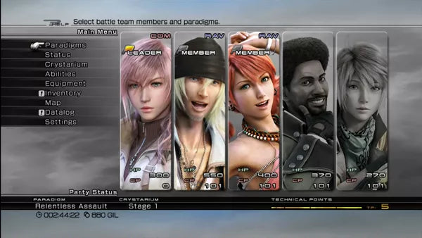 Final Fantasy XIII - Xbox 360 spill