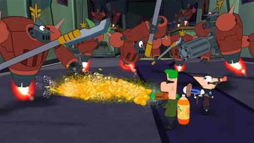 Phineas and Ferb: Across the 2nd Dimension - PS3 spill