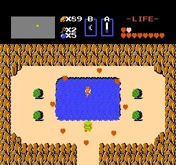 The Legend of Zelda - NES spill (Komplett i eske)