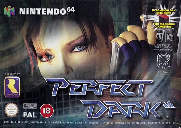 Perfect Dark - N64 spill i Eske - Retrospillkongen