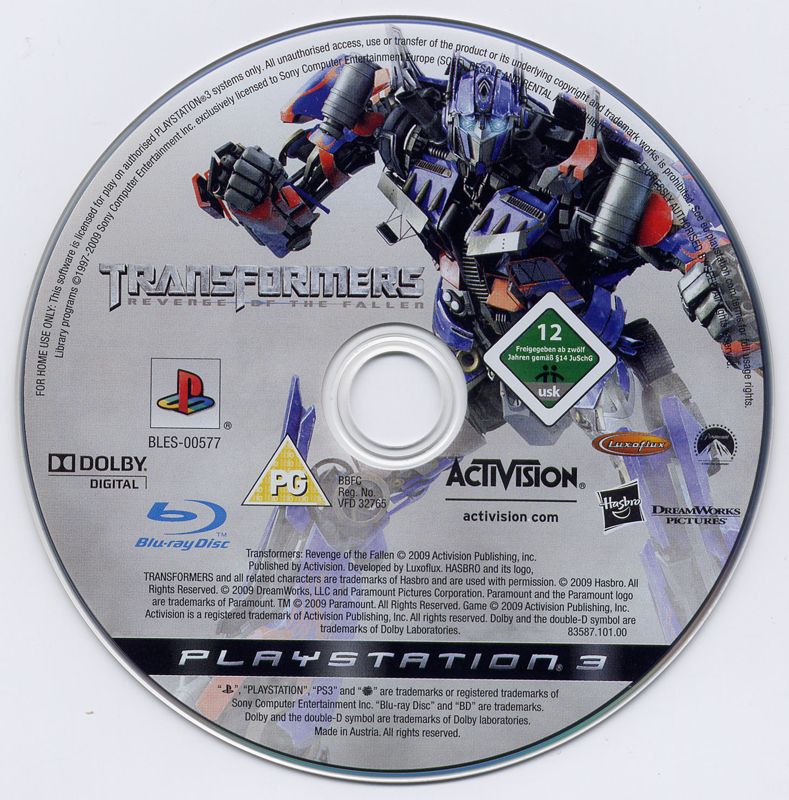 Transformers: Revenge of the Fallen - PS3 spill