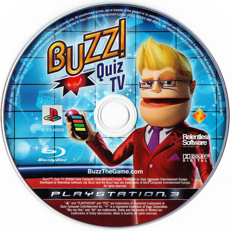 Buzz! Quiz TV - PS3 spill | Retrospillkongen