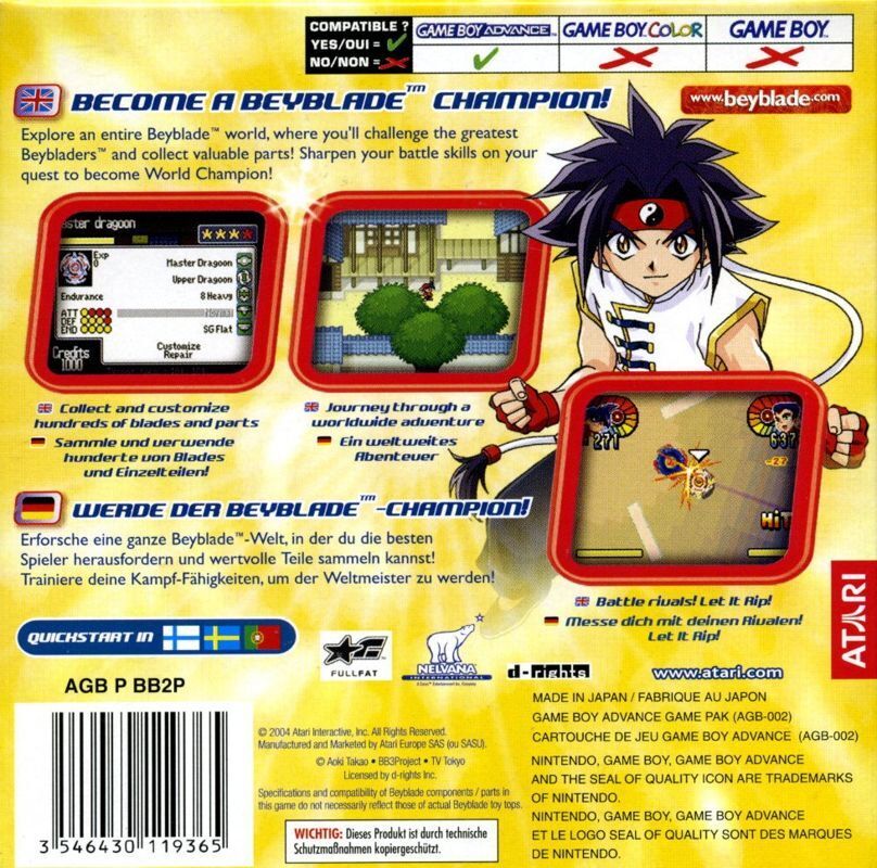Beyblade: GRevolution  - GBA spill - Retrospillkongen