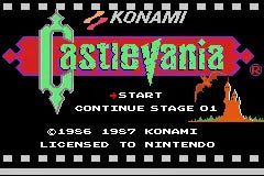 Castlevania - GBA spill - Retrospillkongen